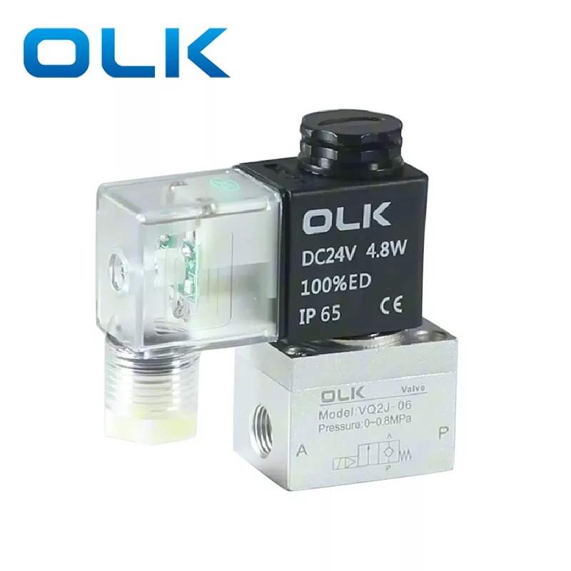 VQ Series Pilot 2 жақты соленоидты клапанмен жұмыс жасады